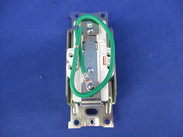 医用埋込接地ダブルコンセント(2個入)(緑) JME-BN-55GH-AM