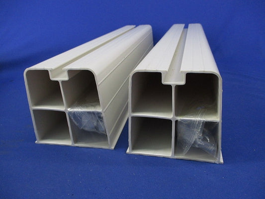 樹脂製エアコン据付台プラロック(2個入)(アイボリー)傷・汚れ有 PR-351N-M