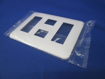 コンセントプレート(3コ+2コ+3コ用)(4個入)(ホワイト) WTF7088