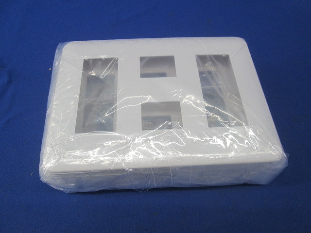 コンセントプレート(3コ+2コ+3コ用)(5個入)(ホワイト) WTF7088