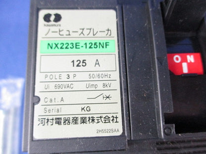 ノーヒューズブレーカ 3P125A NX223E-125NF