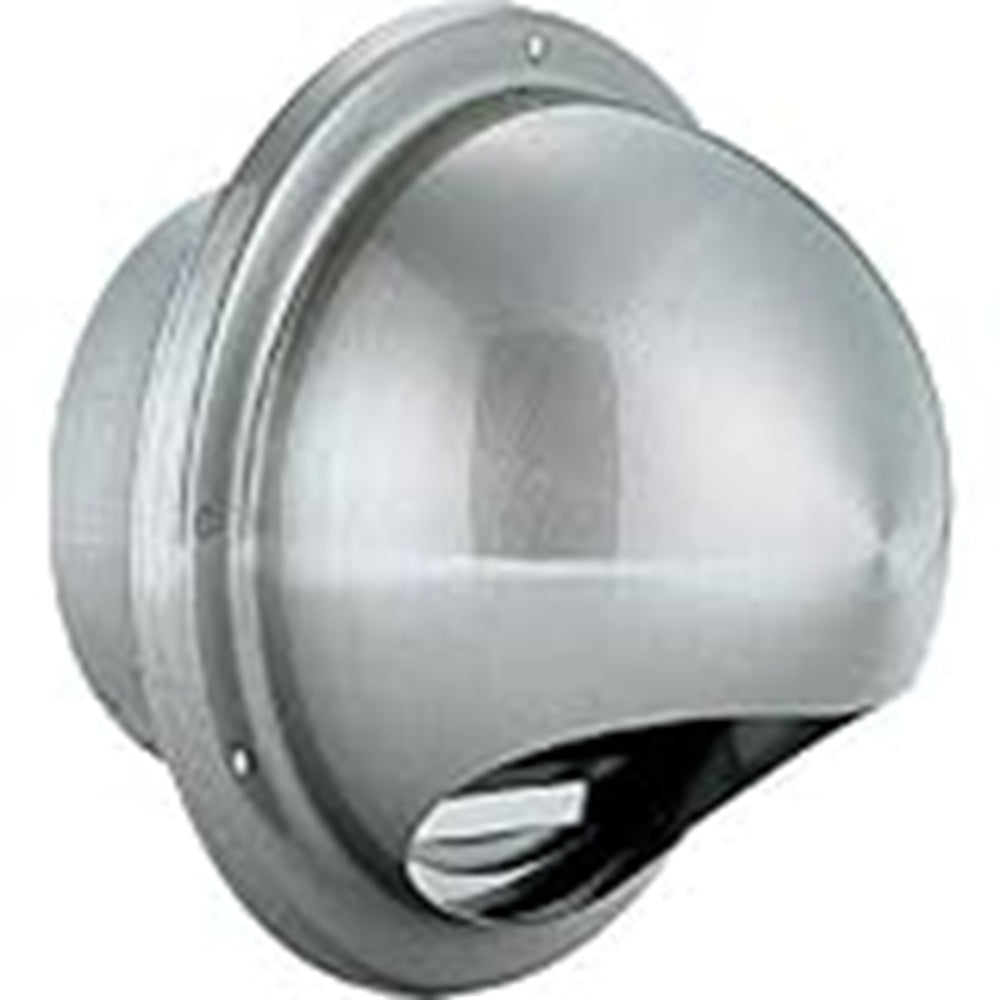 クリアー ステンレス丸型フード付換気口 アミ無 内径 φ100 B-100MVS-P