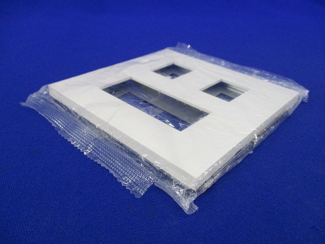 プレート(2連用・5個口)(3個入)ピュアホワイト NKP-3+2UF-PW