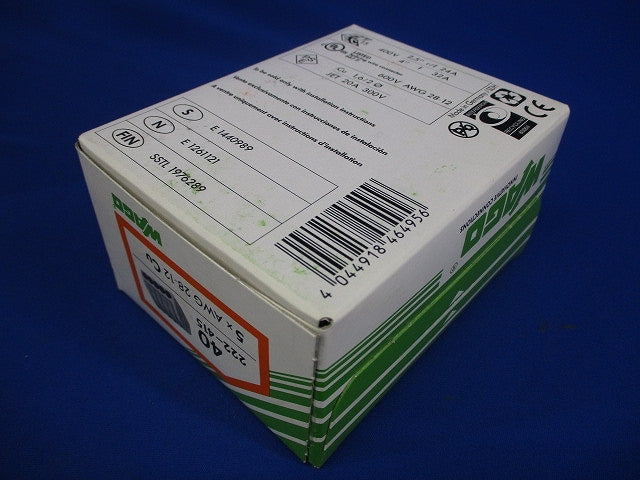 より線・単線接続可能コネクタ 5穴用 40個入 WF-5-40