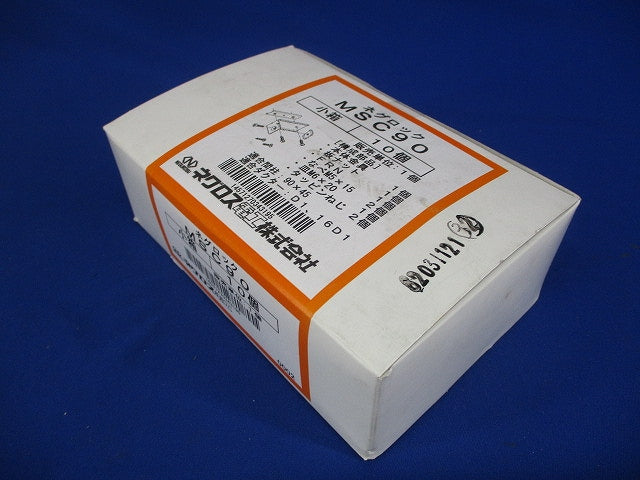 軽量間柱用ダクター取付金具 溶融亜鉛めっき鋼板 適合間柱90×45 10個入 MSC90-10
