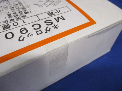 軽量間柱用ダクター取付金具 溶融亜鉛めっき鋼板 適合間柱90×45 10個入 MSC90-10