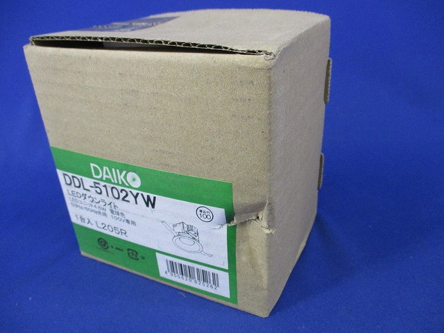 LEDダウンライトφ100(電球色) DDL-5102YW
