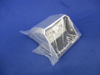 接地防水コンセント(2個口)(シルバー) BCW