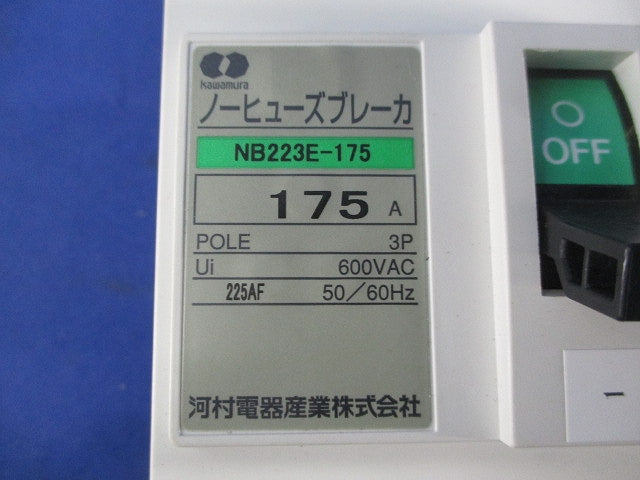 ノーヒューズブレーカ 3P175A NB223E-175