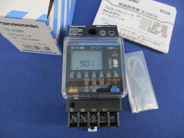 タイムスイッチ 週間式１回路型 TB292N