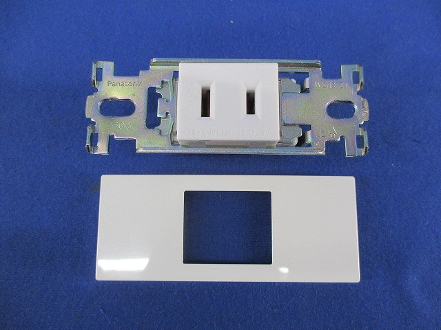 埋込コンセントセット(マットセラミックホワイト) WN1001MCW他