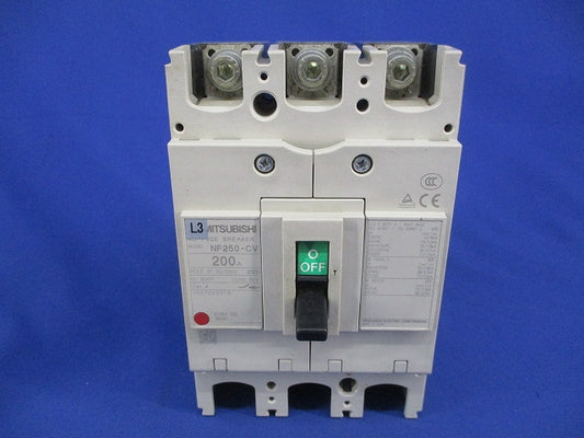 ノーヒューズブレーカ 3P200A NF250-CV