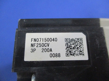 ノーヒューズブレーカ 3P200A NF250-CV