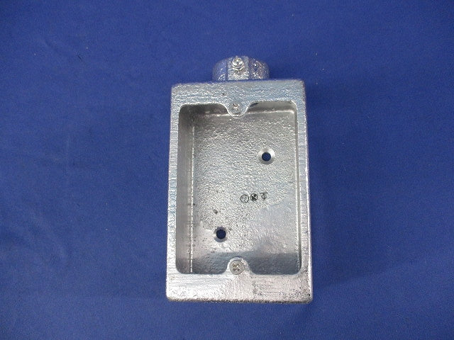 ねじなしTC露出スイッチボックス(厚鋼用)亜鉛 TCS11Z22