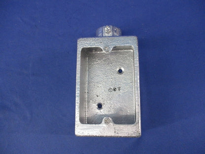 ねじなしTC露出スイッチボックス(厚鋼用)亜鉛 TCS11Z22