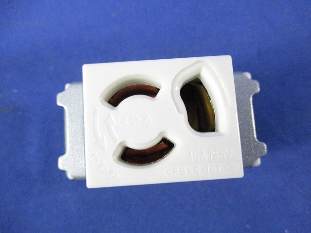 埋込抜け止め接地コンセント(5個入)(キズ・汚れ有) WN1161