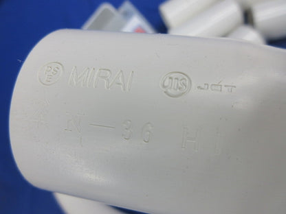 VE管付属品セット(混在8個入)(ミルキーホワイト) PVF-36他
