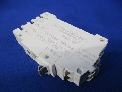 漏電ブレーカ2P1E20A(盤取り外し品・テプラ有) PG31TA 2P1E20A