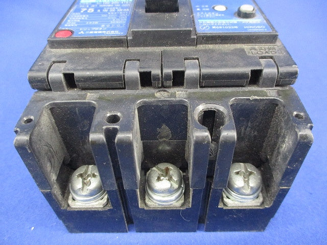 漏電遮断器3P3E75A(ジャンク品) NV100-CW