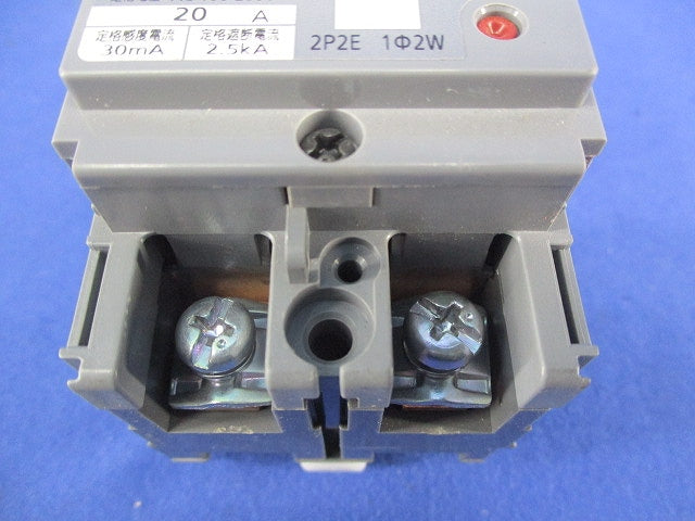 漏電遮断器2P2E20A BKW-30C BKW2203CK