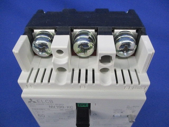 漏電ブレーカー3P3E60A NV100-KC
