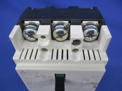 漏電ブレーカー3P3E60A NV100-KC
