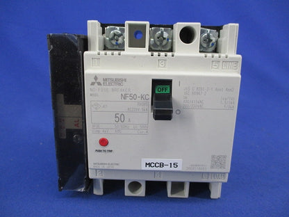 ノーヒューズ遮断器3P3E50A(アラームスイッチ付) NF50-KC