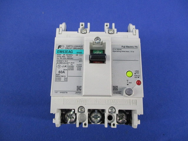 サーキットブレーカ3P60A EW63EAG-3P060