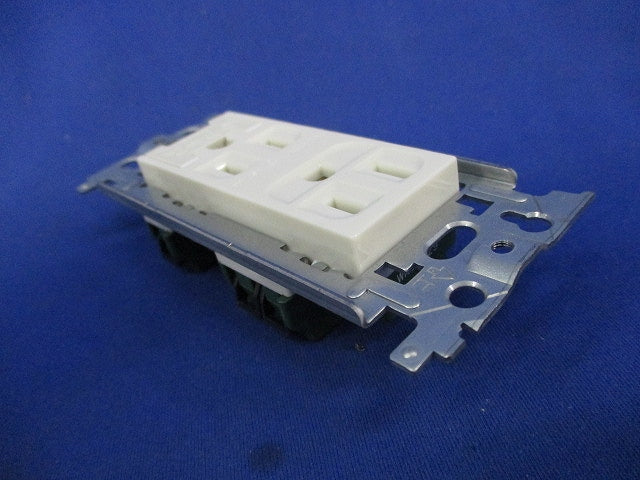 埋込アースターミナル付接地ダブルコンセント(5個入) WN11329