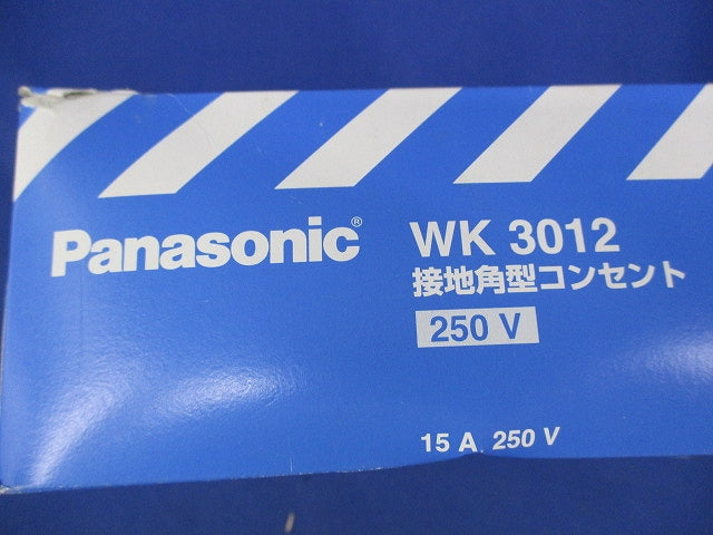 接地角型コンセント(4個入) WK3012