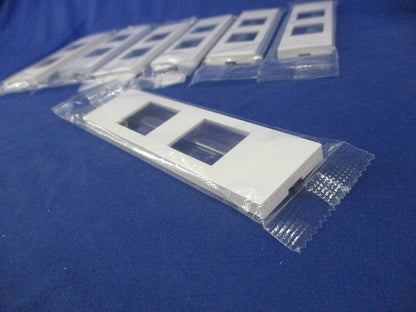 家具・機器用プレート 2個口(7個入) NKPN-2UP