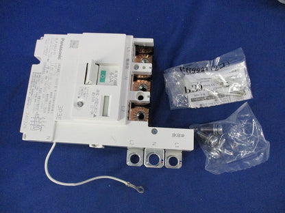 主幹用漏電ブレーカABF型3P3E60A(単3中性線欠相保護付)箱違い BJF360315