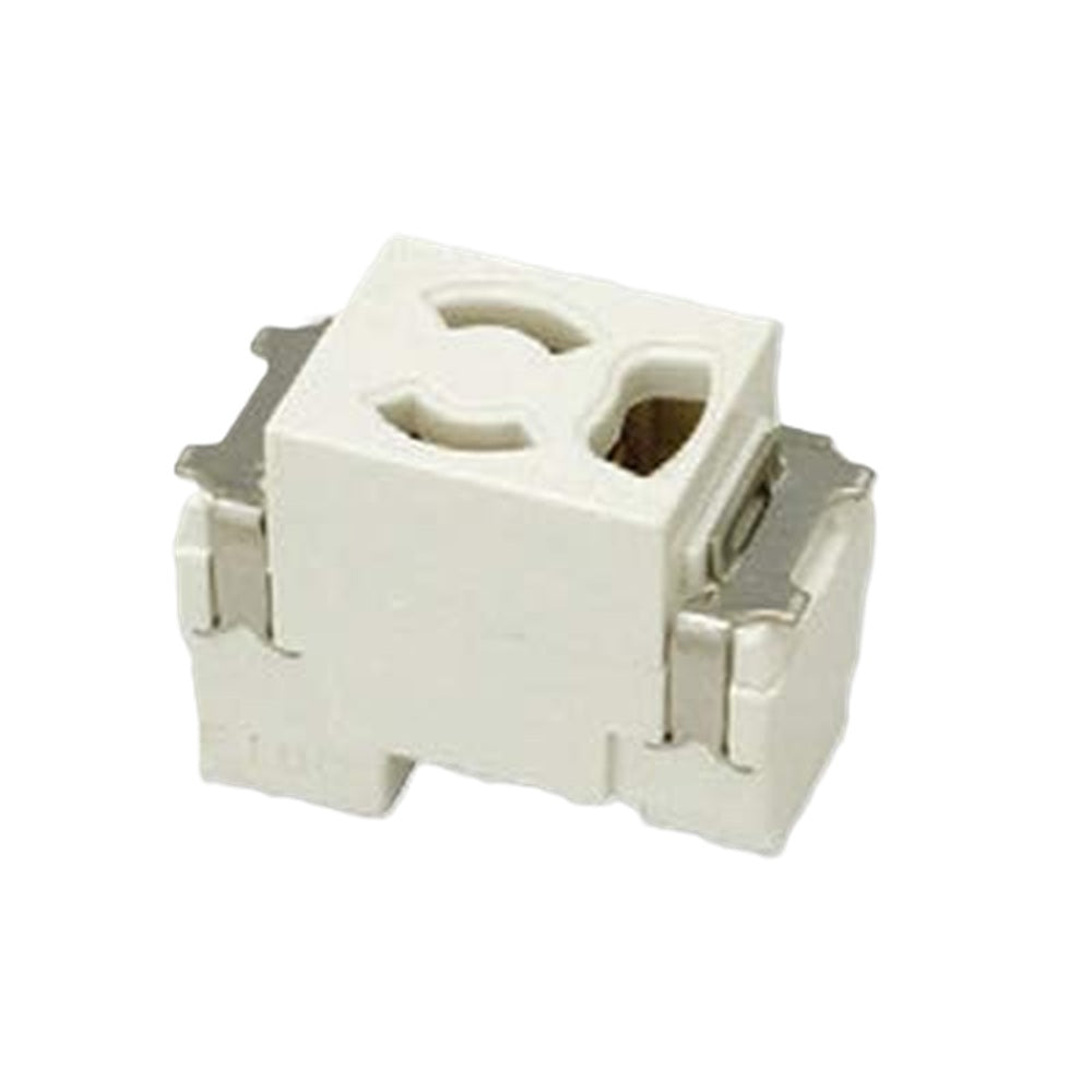 埋込抜止接地シングルコンセント 2PE 15A 125V ピュアホワイト JEC-BN-9G-PW