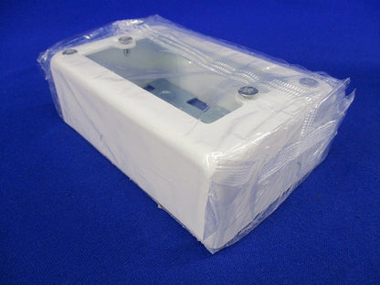 A型1コ用スイッチボックス(2個入)(ホワイト) DZA161W