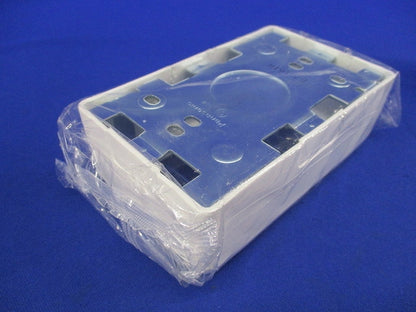 A型1コ用スイッチボックス(2個入)(ホワイト) DZA161W