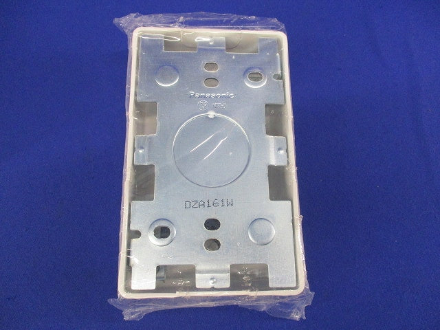A型1コ用スイッチボックス(2個入)(ホワイト) DZA161W