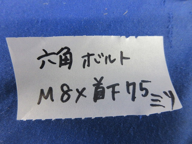 六角ボルト(ステンレス)(44個入) M8×75