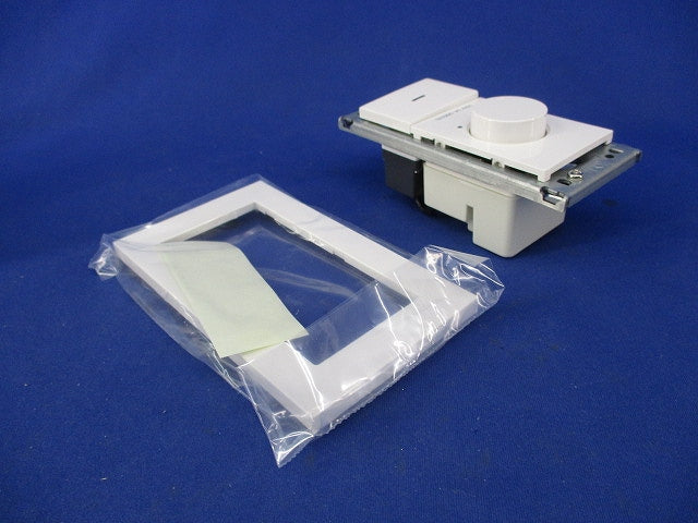 LED調光器3路スイッチ付(ホワイト)(プレート無)(ホワイト) DP-39672G