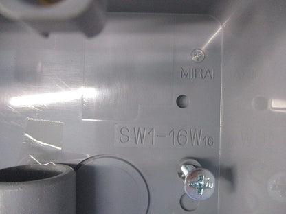 露出スイッチボックス2ヶ用1方出(10個入) SW1-16W