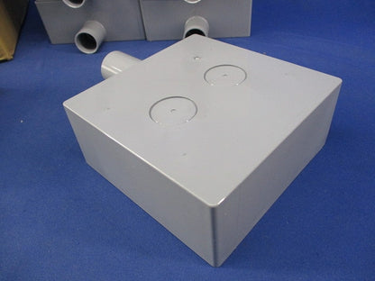 露出スイッチボックス2ヶ用1方出(10個入) SW1-16W