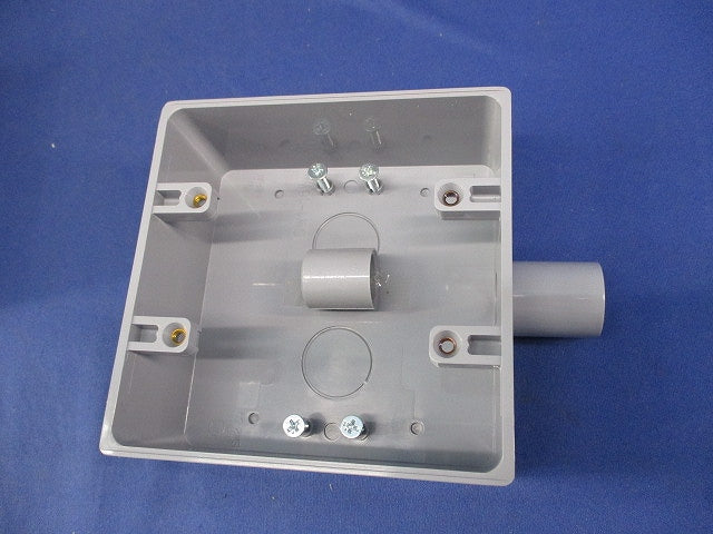 露出スイッチボックス2ヶ用1方出(10個入) SW1-16W