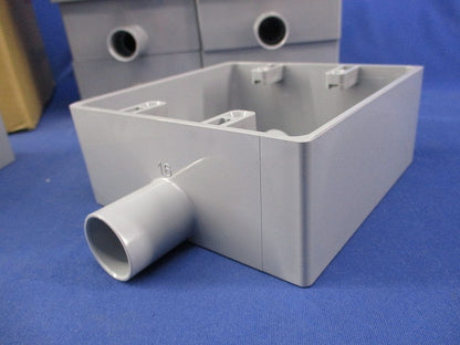 露出スイッチボックス2ヶ用1方出(10個入) SW1-16W