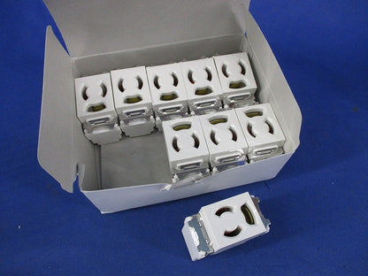 埋込抜止接地シングルコンセント(9個入)(ピュアホワイト) JEC-BN-9G