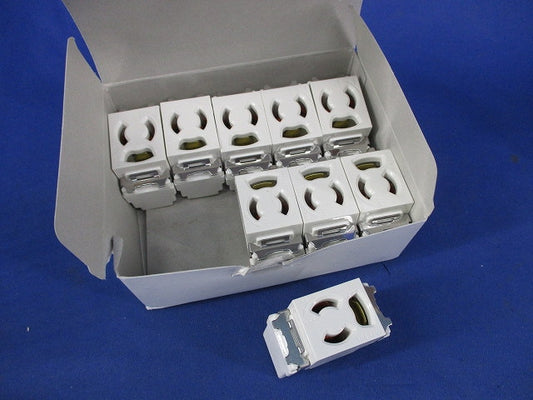 埋込抜止接地シングルコンセント(9個入)(ピュアホワイト) JEC-BN-9G