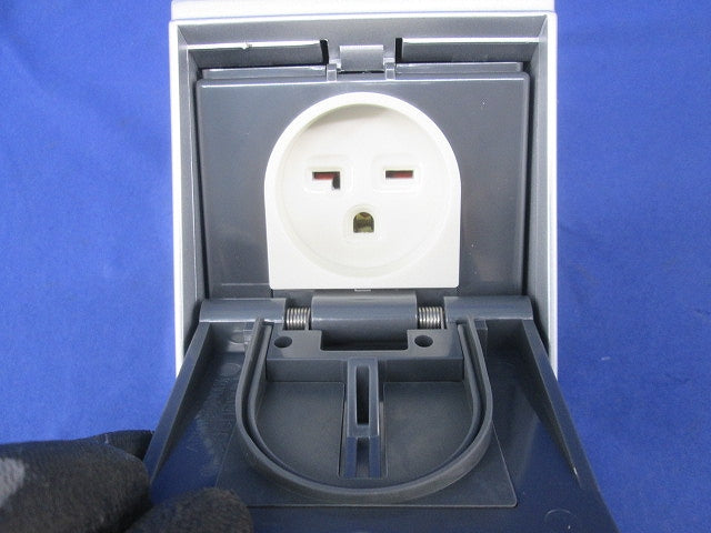 EV充電用屋外コンセント シルバー DC2333EN