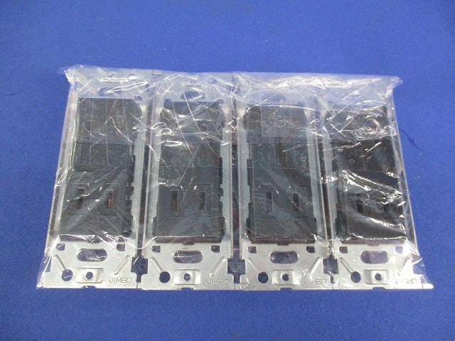 埋込ダブルコンセント(4個入)傷・汚れ有 JEC-BN-55
