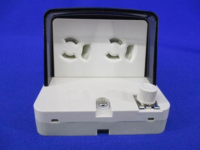 アースターミナル付防雨形抜止接地ダブルコンセント JW-B-9G9GE