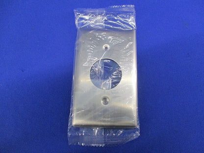 コンセントプレート(ステンレス・1連用)φ35.5mm(6個入)新品未開封 804S