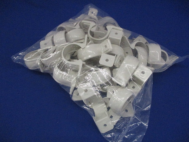 PF/VE兼用両サドル PF管28/VE管28用 ミルキーホワイト 50個入 SFV-28M-50