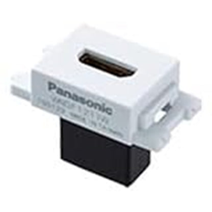 埋込AVコンセント HDMI対応 ストレート型 セラミックホワイト WND1201CW